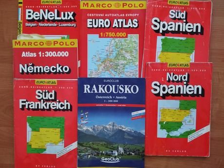 Mapy eu zemí, průvodci čr, evropa,