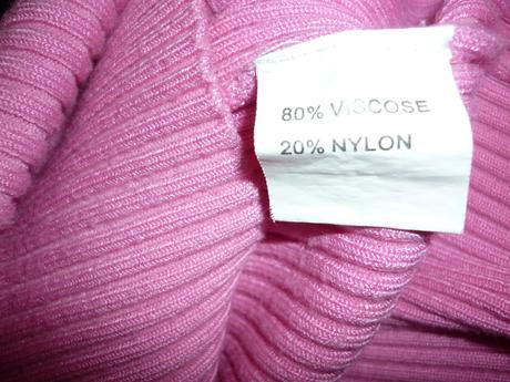 Růžový dámský rolák vintage dressing, xs