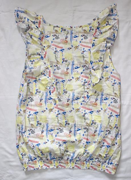 W561. tunika s ptáčky 12-13 let, marks & spencer,158