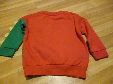 Vánoční dino mikina vel. 2-3, 92