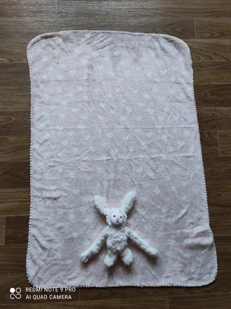 Dětská deka s plyšovým zvířátkem, 