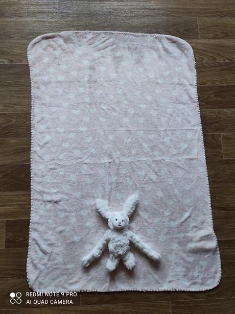 Dětská deka s plyšovým zvířátkem, 