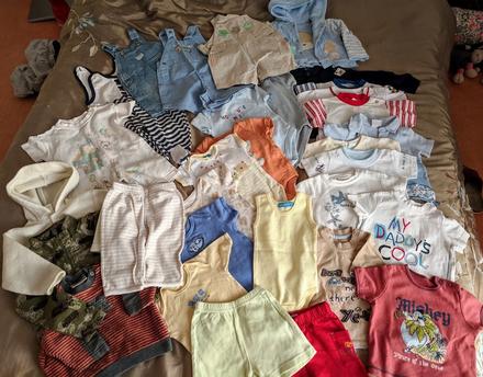 Mix věcí pro mimi klučinu - výbavička, 68–80