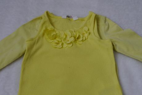 Zlute zebrovane tilko, h&m,98