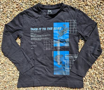 L305	chlapecké triko s dl. rukávem streets v. 128, c&a,128