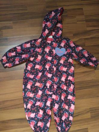 Jarní, letní podzimní kombinéza peppa pig, nutmeg,86