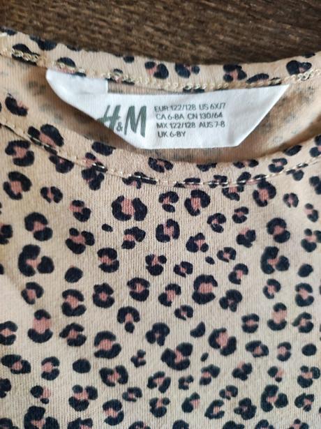 Šaty vel. 122-128, h&m,122