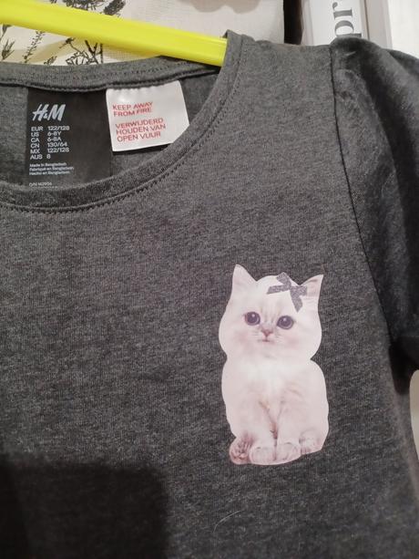 Kočičkový komplet h&m 122/128, h&m,128