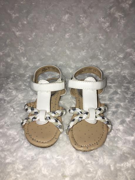 Bílé sandále f&f, f&f,27
