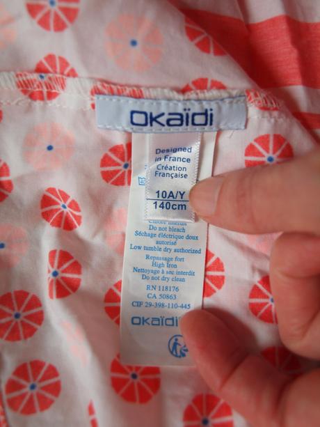 Oboustranné šaty okaidi 140, 140