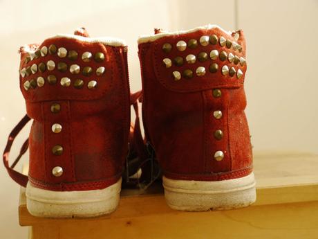 Vyteplene  boty se cvockami vel.37 peckott denim, 37