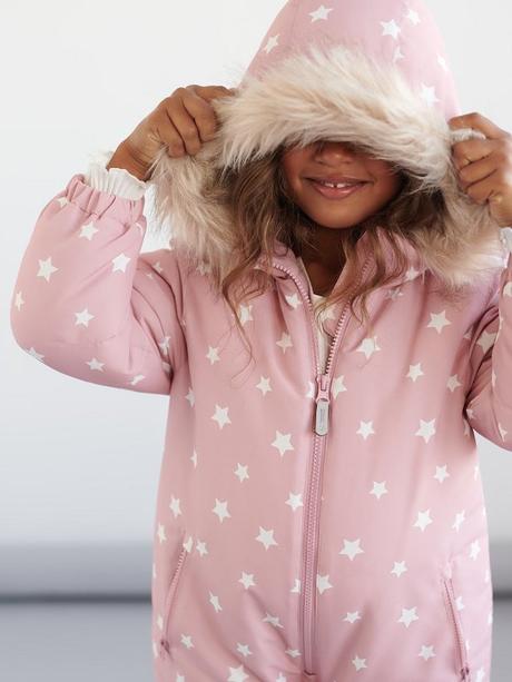 Hvězdičková kombinéza zimní overal růžový vel. 98, sinsay,98