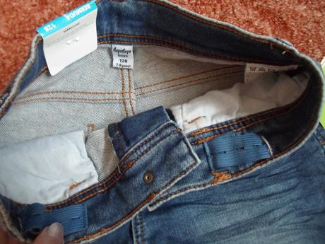 Modré kraťasy kraťásky šortky, dopodopo,128