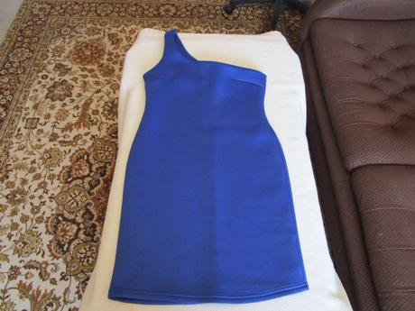 Zajímavé modré šaty - i jako společenské, v. 40, 40