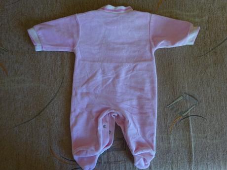 Overal dl.r. růžový semišový, vel. 62, panda,62