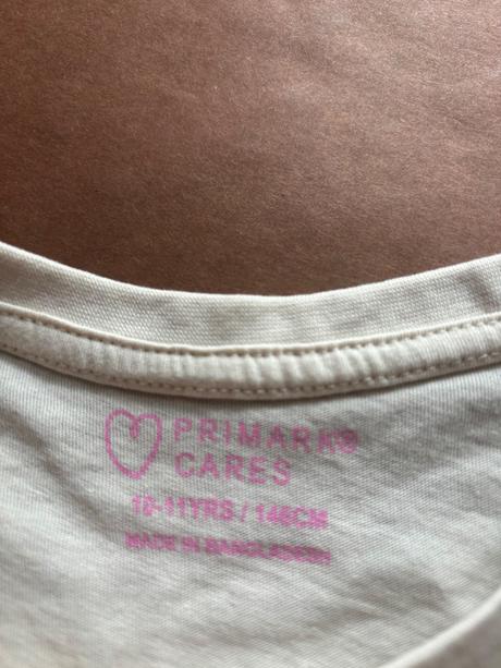 Triko crop top béžové - v.10/11 let, primark,146