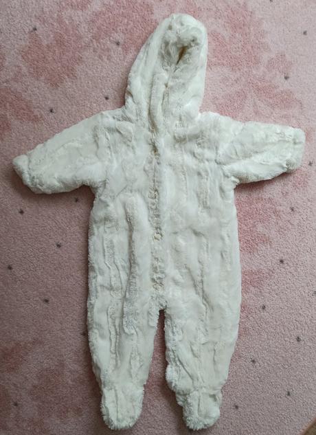 Plyšový overal vel. 68 (3-6 měs), next,68