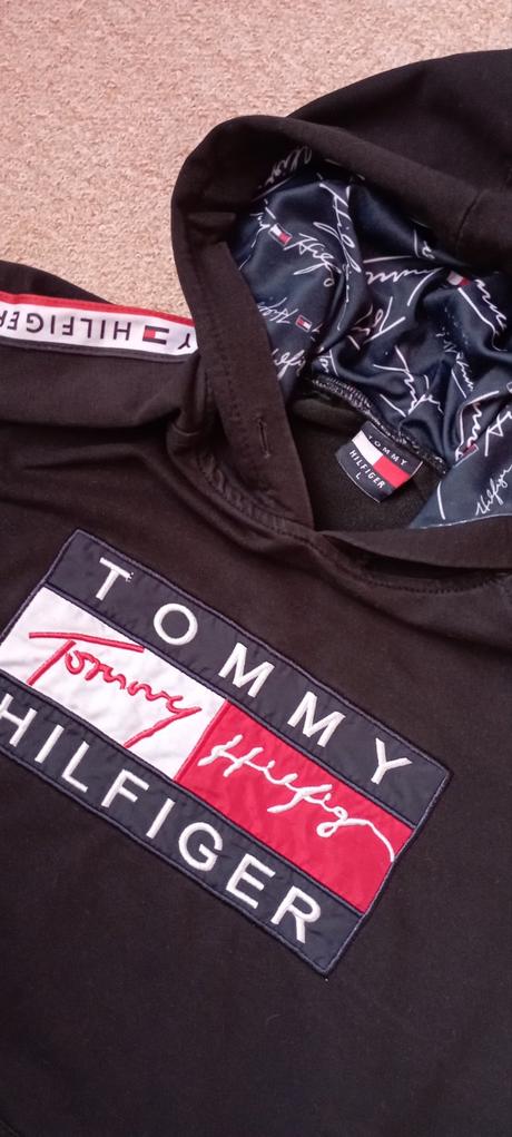 Mikina zn."tommy hilfiger" vel."l", tommy hilfiger,l