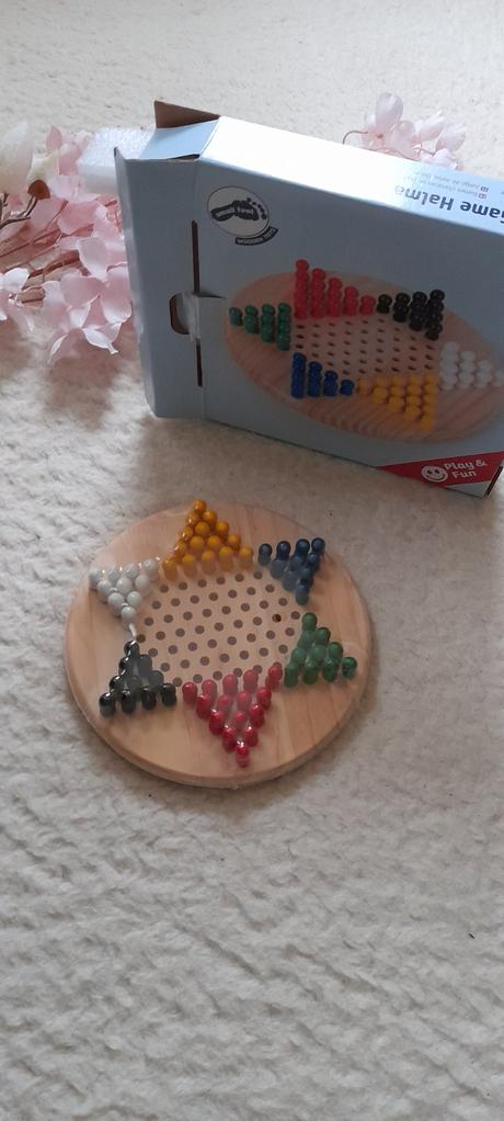 Halma dřevěná společenská hra small foot,