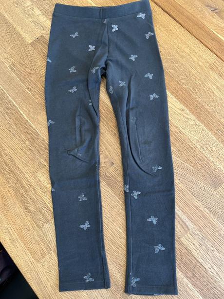 Silnější legíny motýlci, h&m,128