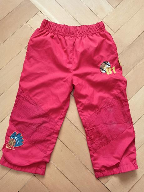 Šusťákové kalhoty podšit bavlnou frog, frog,92