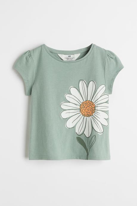 Tričko h&m sedmikráska letní vel. 122/128, h&m,122 / 128