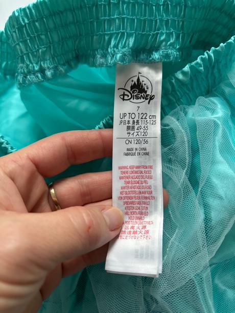 An8/ sukně ke kostýmu frozen - v. 7 let, disney,122