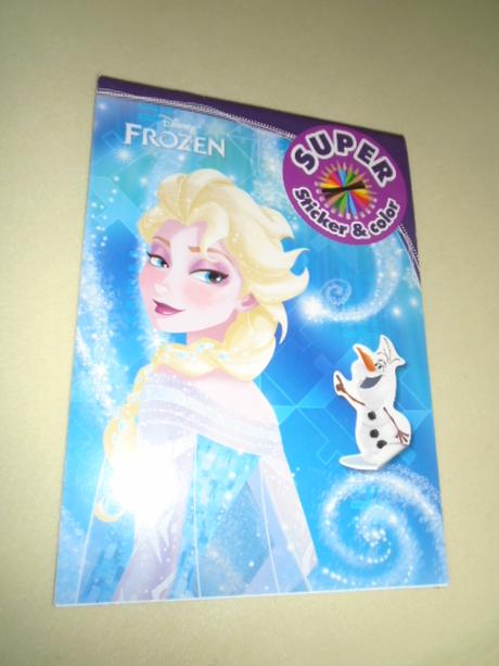 Omalovánky frozen elsa samolepky,