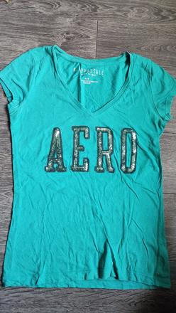 Tričko s flitry, aeropostale,m