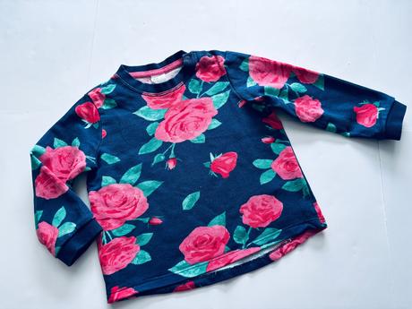 Mikina s květy - v.92, h&m,92