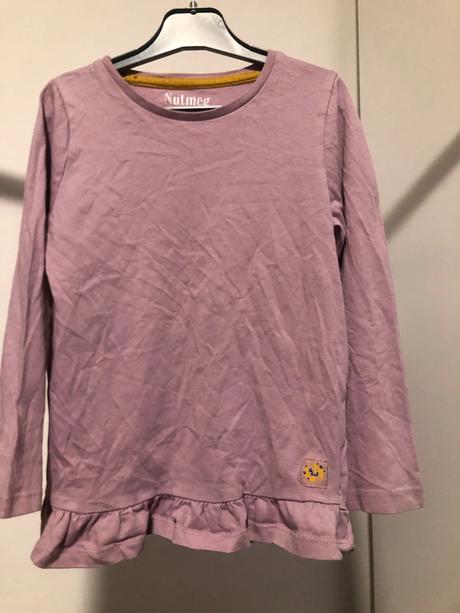 Fialková tunika s volánkem, 110