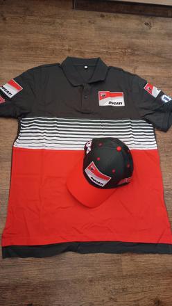 Tričko/ dres + kšiltovka - ducati, l