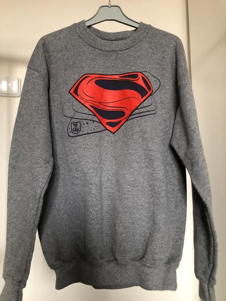 Šedá mikina superman, 152