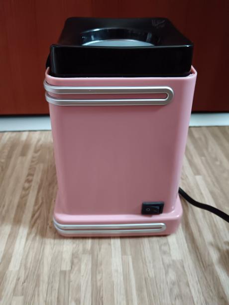 Růžový popkornovač ambiano - párkrát použitý., 