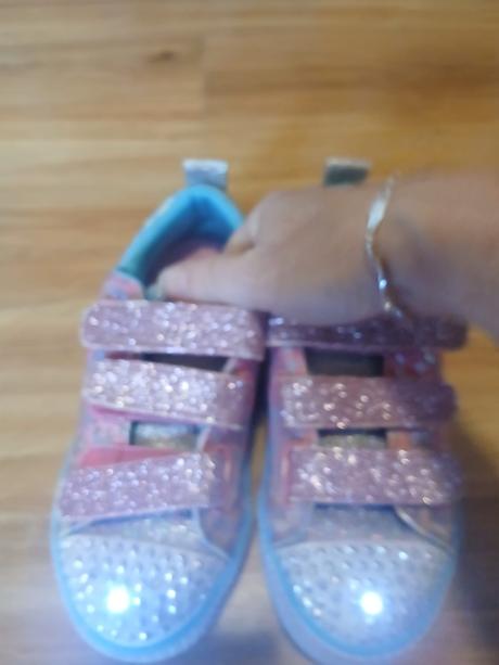 Třpytivé svítící boty skechers, vel. 29, skechers,29