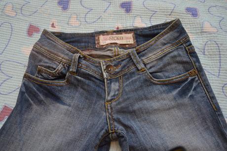 164 elastické džíny, 164