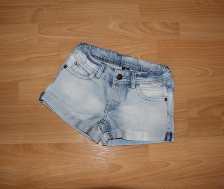 Riflové, džínové kraťasy, 140