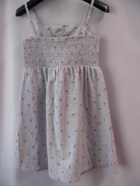 Dívčí bavlněné šaty - m&s - vel.8-9 let, marks & spencer,134