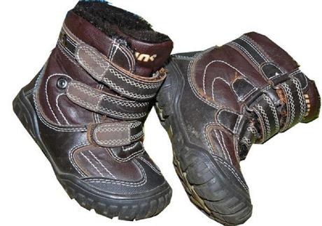 Zimní boty s kožíškem vel. 21 kožené - unisex, 21