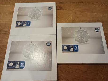 Velká svítící dekorace 3x, 