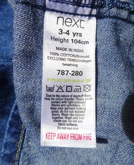 Riflové šaty, next,104