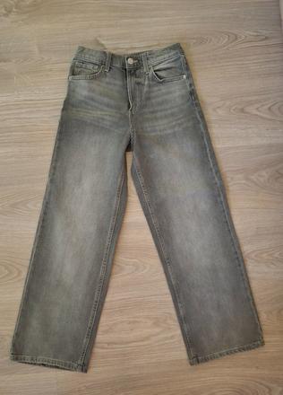 Džíny wide leg h&m, h&m,140