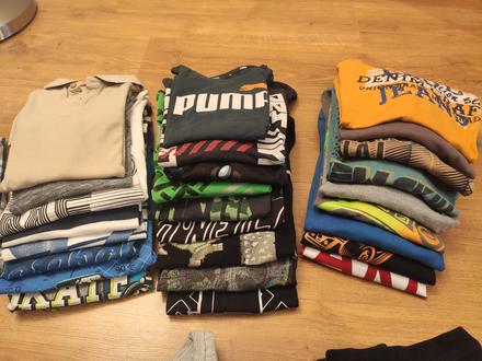 Balík oblečení pro chlapce vel. 146-152, 140–152