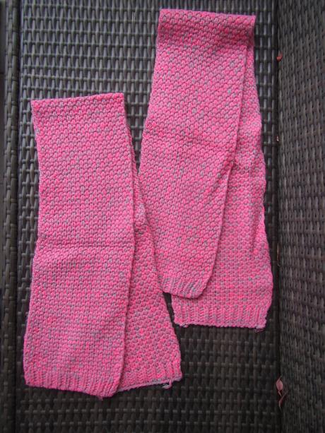 2x2 baretky pletené +2šály, 110