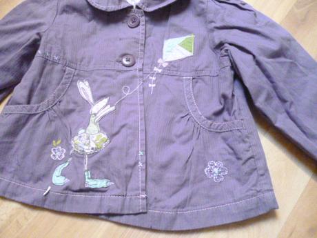 Zajíčková bunda vel. 2-4, 98