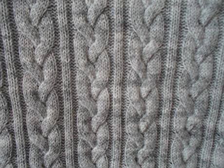 Šedý melírovaný svetr rolák, h&m,s