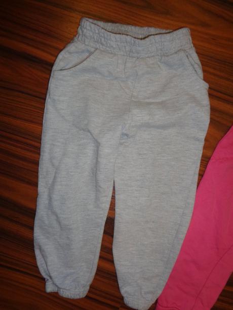 Šedé dívčí tepláky, topomini,92