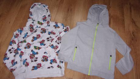 Mikiny vel. 122/128, 122