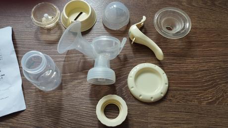 Manuální odsávačka mateřského mléka nuvita,