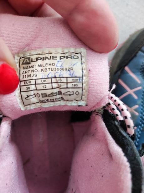Kotníčkové boty alpine pro vel. 30, alpine pro,30
